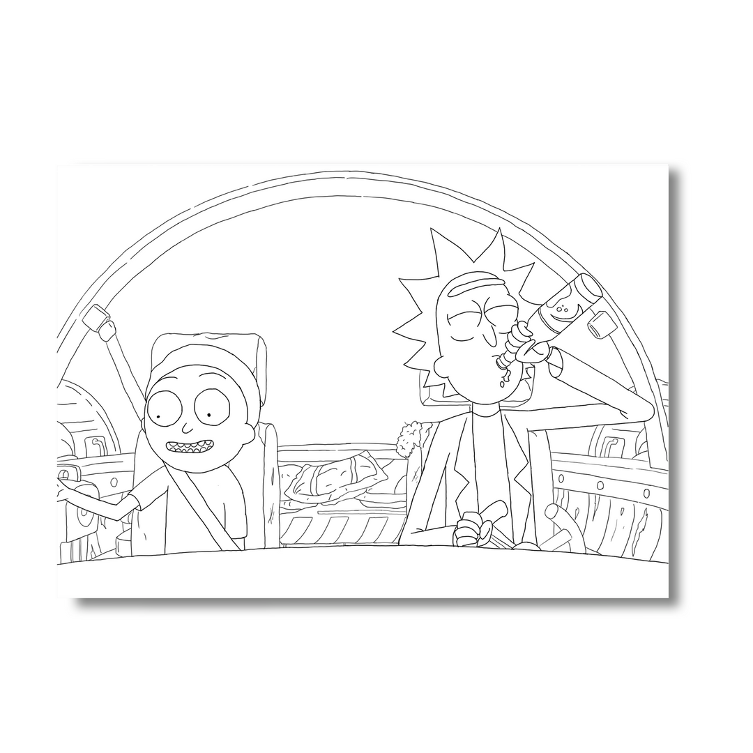 Rick & Morty Space - Design